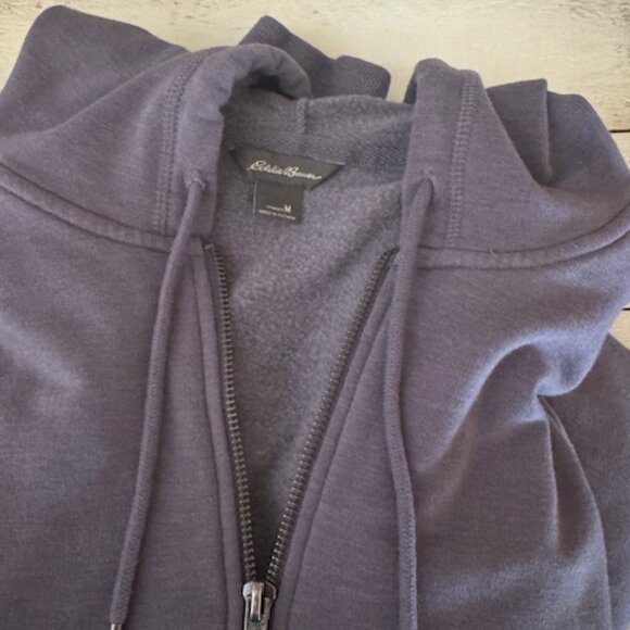 Eddie Bauer Cozy Camp Fleece Zip Hoodie EUC Womens size Medium - Picture 3 of 5